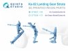 Quinta Studio QT48027 Ka-52 Landig Gear Struts (Zvezda/Quinta)  1/48